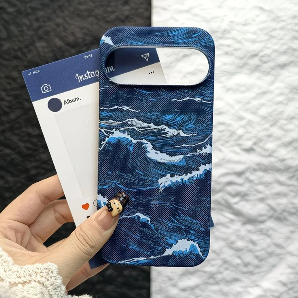 Google Pixel 9 - Capa magnética sem moldura, com textura
