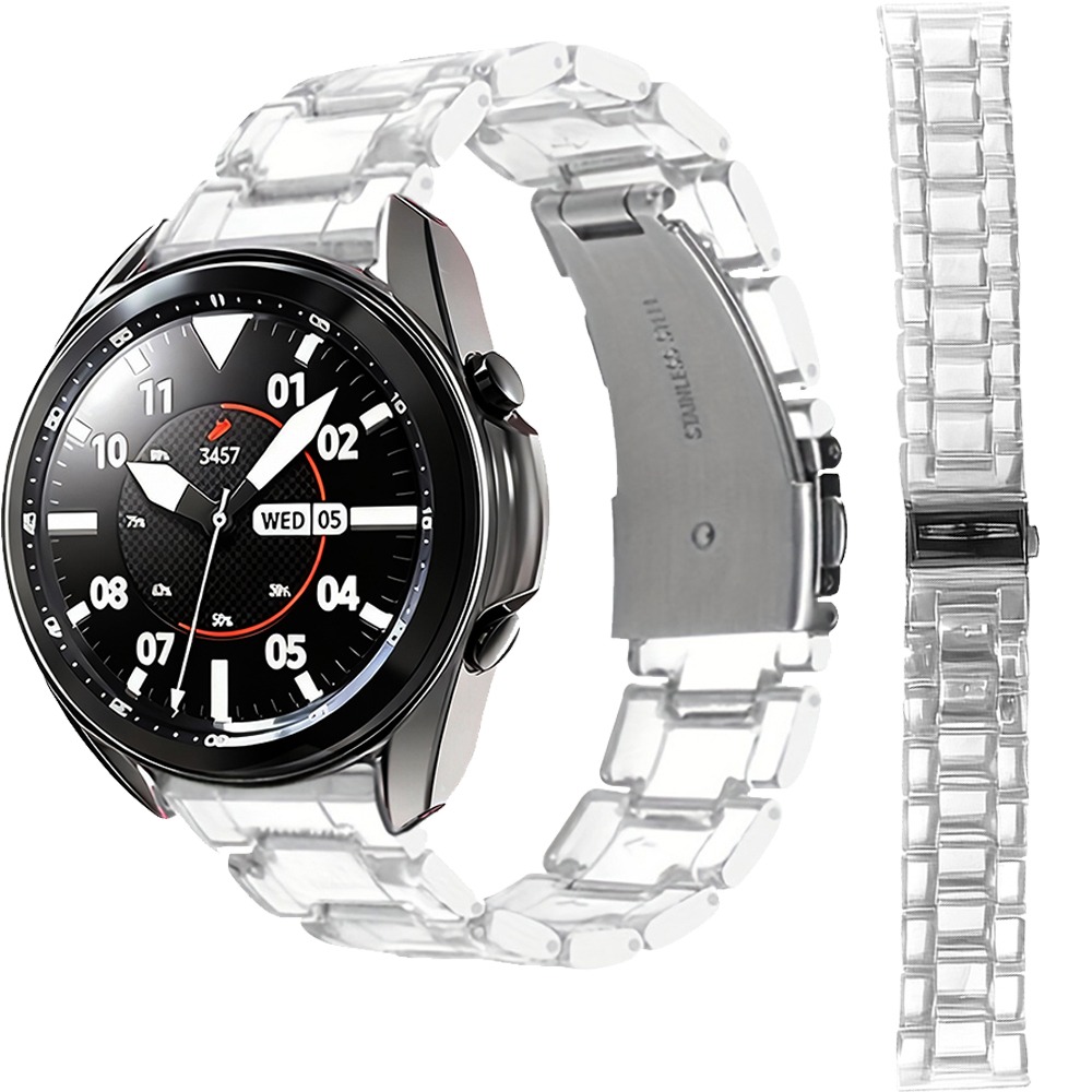 Titan Smartwatch Accessories - Pulseira de resina transparente com três