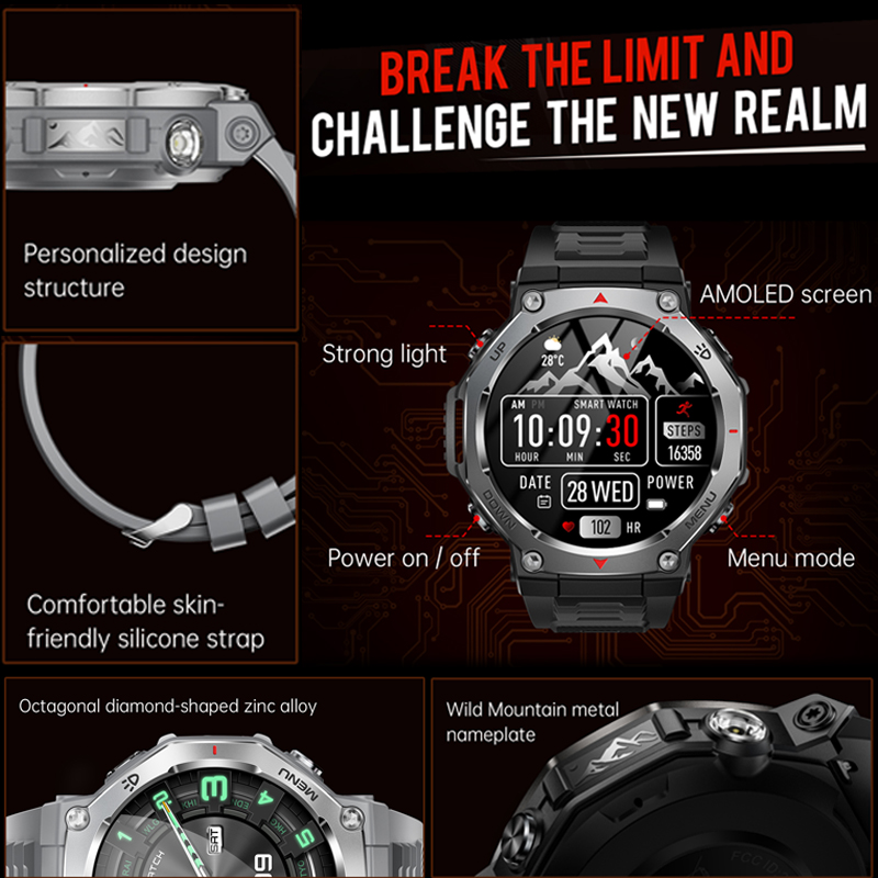 2026 novo t-rex 3 ultra esport - Smartwatch Custom avaliação e preço
